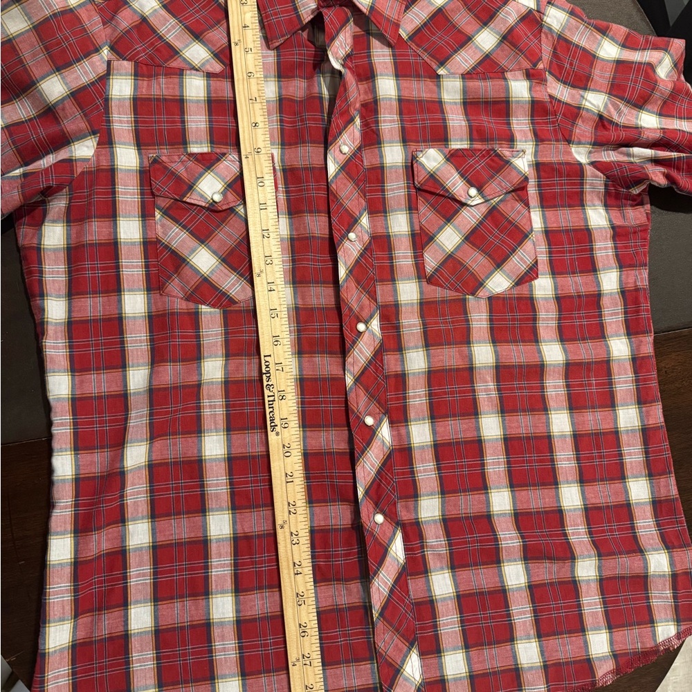 Wrangler Pearl snap button down - Picture 4 of 5